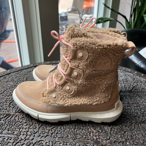 Sorel Shoes - 🤎NEW SOREL EXPLORER II JOAN COZY BOOTS CANOE CHALK 5.5
